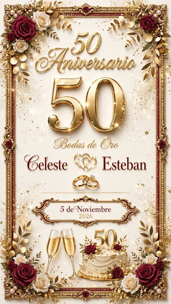 Invitación de Aniversario